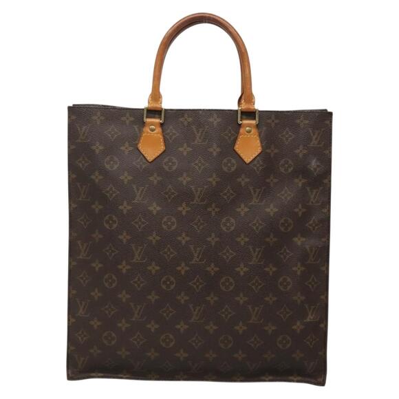 LOUIS VUITTON Monogram Sac Plat Hand Bag M51140 - Picture 2 of 12
